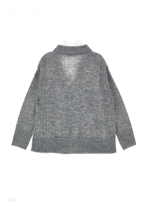 Cardigan con pizzo ERMANNO SCERVINO JUNIOR | Z9H800 87100032